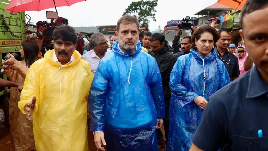 वायनाड पीड़ितों से मिलकर भावुक हुए राहुल गांधी